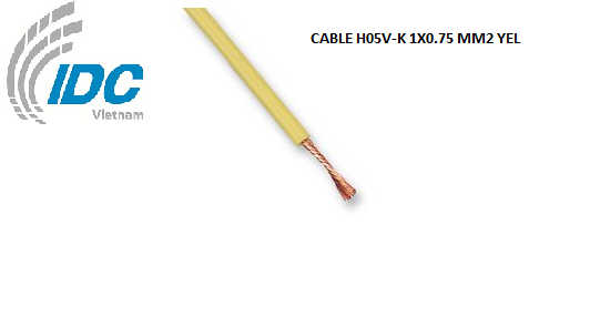 Lapp Kabel 4510112 CABLE H05V-K 1X0.75 MM2 YEL